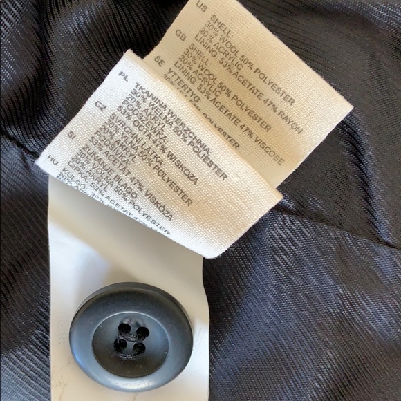 H & M Retro 5-Button Double Breasted Peacoat - Picture 8 of 8